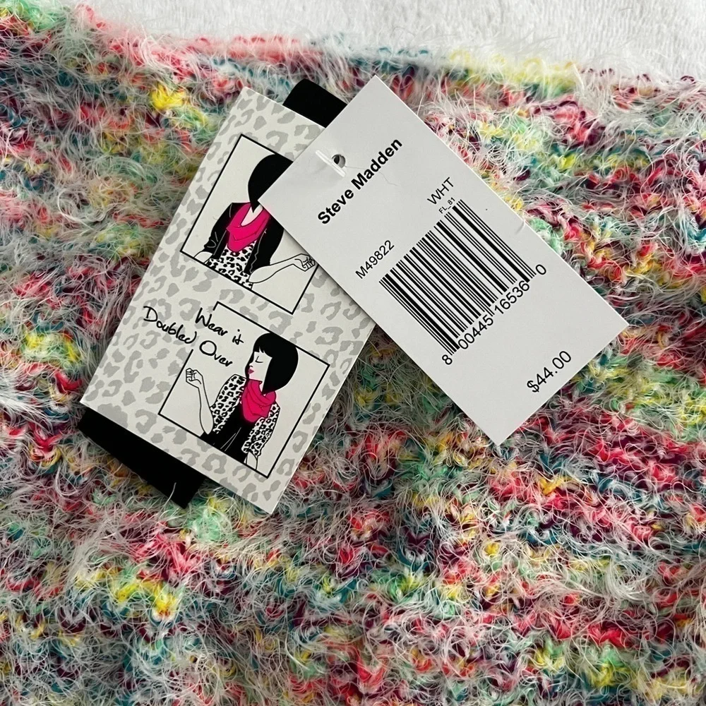 Steve Madden Cotton Candy Multi Cowl Scarf